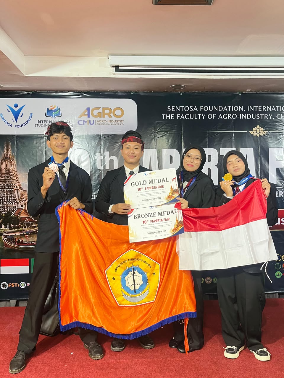 Foto Karina Azzalia Maharani, Raisa Aliya Biya, Fathul Riyanto, dan Amiril Achmed.